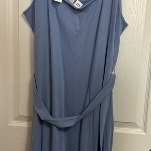 GAP Soft Blue Midi Dress